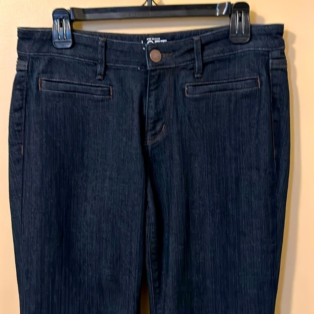 Ann Taylor LOFT Original Bootcut Denim Blue Jeans Size 6